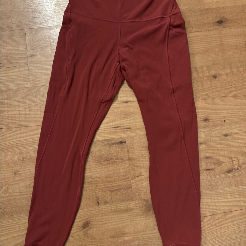 Rust Red Leggings
